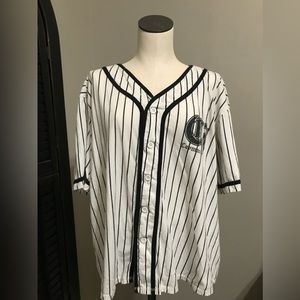 Cayman Island Stripe Baseball Shirt